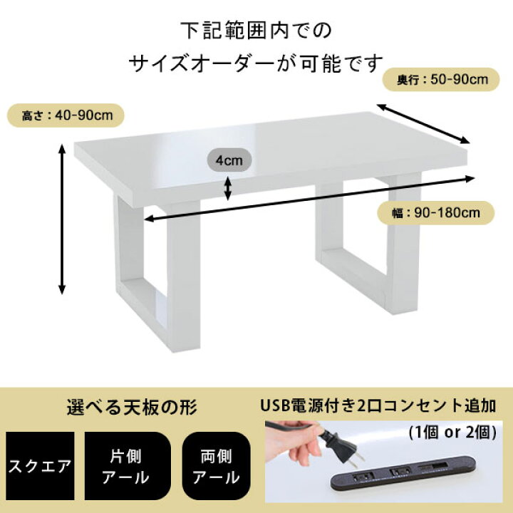 楽天市場】パソコンデスク 省スペース デスク 120cm 90cm幅 100cm 白 