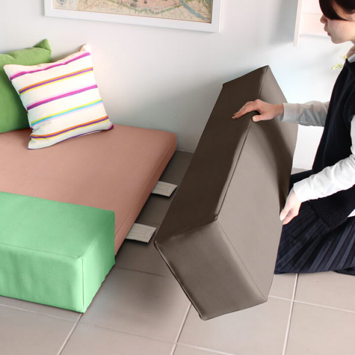 楽天市場】プレイマット キッズブロック ソファ 子供部屋 抗菌 託児所 