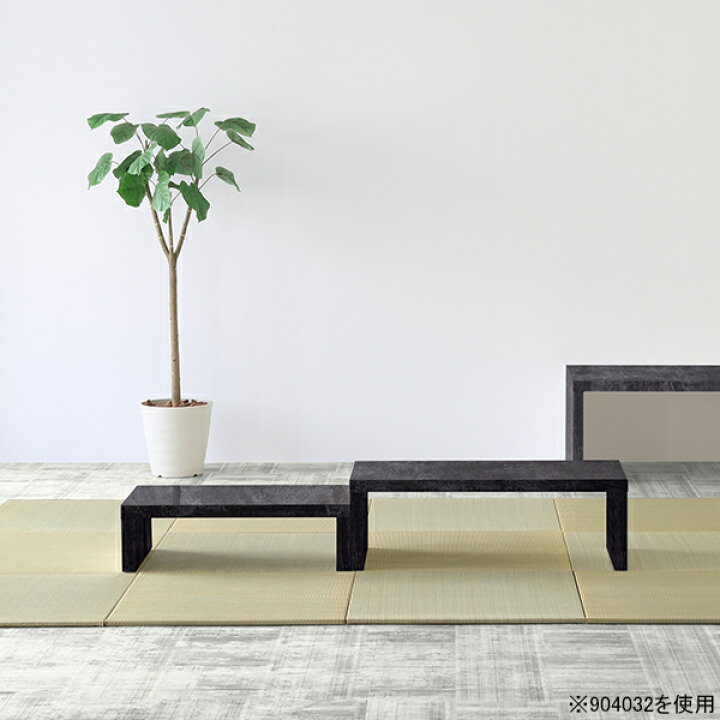 楽天市場】センターテーブル 大理石調 ローテーブル コの字 黒 