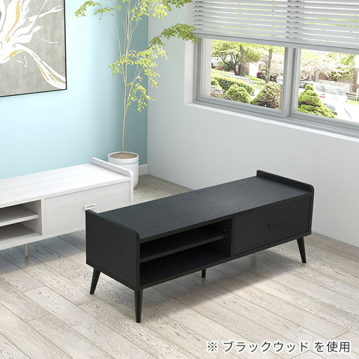超美品‼️】定価46,200円♪ エレコム 120cm幅ローボード テレビ台 