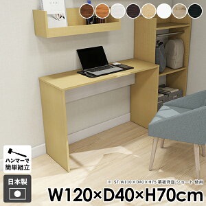 パソコンデスク 120 スリムデスク ワークデスク 作業台 スリム デスク 奥行40 木製 薄型 pcデスク コンパクト ホワイト 勉強机 大人 おしゃれ コンソールデスク 白 大学生 机 120cm パソコン 作業