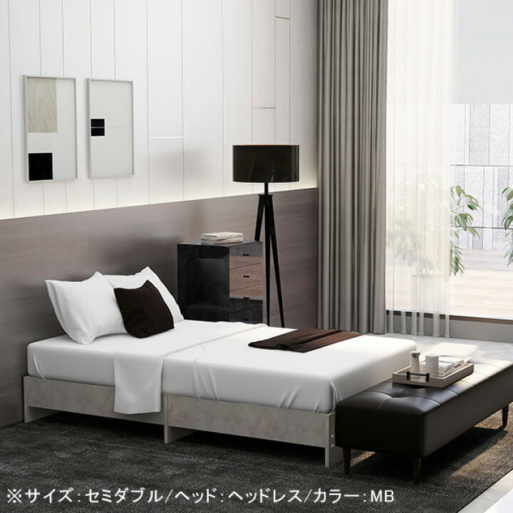 楽天市場】ベッドフレーム シングル すのこ シングルベッド 白 ヘッド  