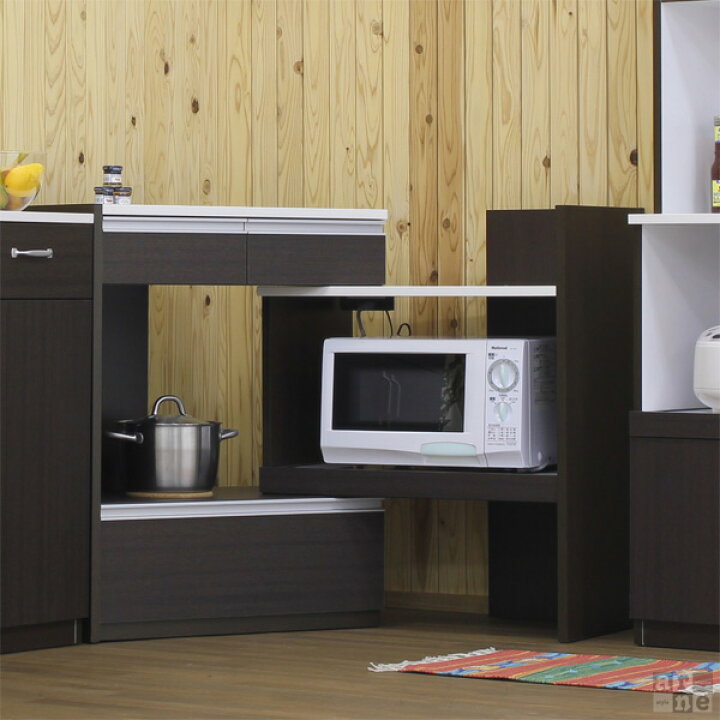 楽天市場】カウンターテーブル レンジ台 大型レンジ対応 完成品 幅80 