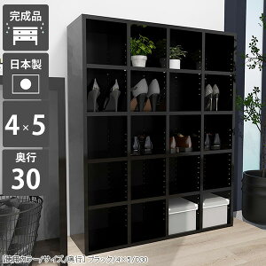 本棚 大容量 カラーボックス a4 ラック 書斎 棚 奥行30 収納 5段 オープンラック 奥行30cm 漫画棚 完成品 高級感 漫画 黒 ブラック ブックシェルフ 書棚 本箱 日本製 マンガ収納 漫画ラック 鏡面