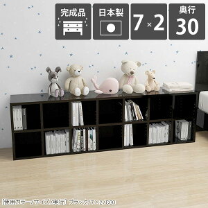 本棚 大容量 a4 棚 低い ロータイプ 安定 オープンラック 2段 奥行30cm 低め ローボード リビング収納 ディスプレイラック 完成品 収納 大型本 可動棚 ラック モダン フリーラック オフィス ブ