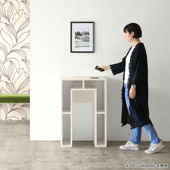 楽天市場】サイドテーブル 収納 カフェテーブル ディスプレイラック 