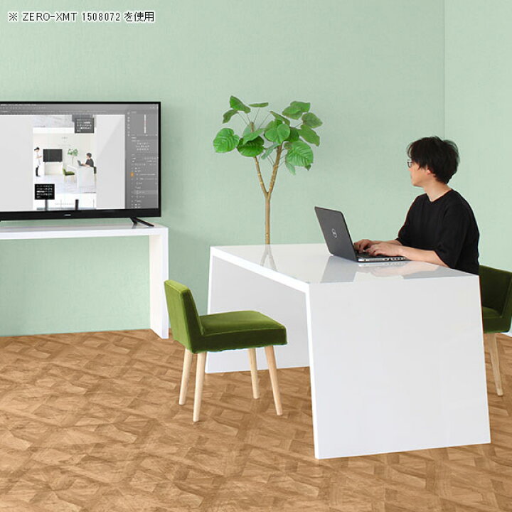 楽天市場】オフィスデスク PCデスク 白 パソコンデスク パソコン 