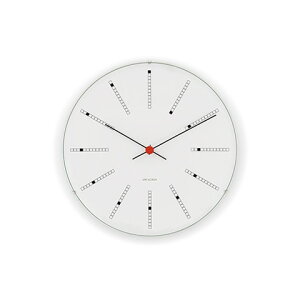 yKizAlRuZ Ǌ|v oJ[Y zCg 210mm EH[NbN / ARNEJACOBSEN Wall Clock BANKERS White 210