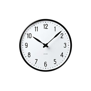 yKizAlRuZ Ǌ|v Xe[V zCg 210mm EH[NbN / ARNEJACOBSEN Wall Clock Station 210