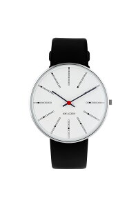 �y�������K�i�z�A���l���R�u�Z�� 40mm �r���v �o���J�[�Y ���U�[ �E�H�b�` / ARNEJACOBSEN BANKERS WATCH