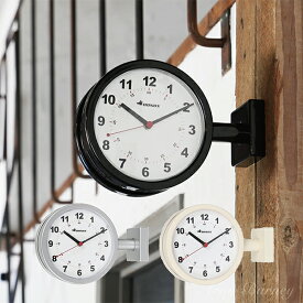 ダルトン 時計 【 ダブルフェイスクロック Sサイズ 】 ステーションクロック 時計 壁掛け時計 おしゃれ 壁掛け時計 北欧 ウォールクロック 両面時計 DULTON ボノックス BONOXアーニーバーニー