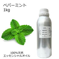 ペパーミント 精油 1kg 業務用 アロマオイル エッセンシャルオイル 天然100% AEAJ認定 西洋ハッカ 領収書…