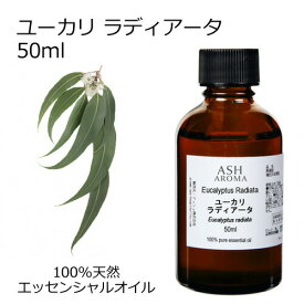 ユーカリ ラディアータ 50ml アロマオイル エッセンシャルオイル 精油 天然100% 植物由来 高品質 AEAJ認定 ラジアータ ラディエータ ウッド系 樹木系 香り アロマスプレー マスクスプレー 芳香浴 蒸気吸入 業務用 ASH AROMA