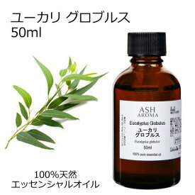 ユーカリ グロブルス 50ml アロマオイル エッセンシャルオイル 精油 天然100% 植物由来 高品質 AEAJ認定 ウッド系 樹木系 香り アロマテラピー アロマスプレー マスクスプレー 芳香浴 蒸気吸入 業務用 ASH AROMA