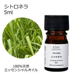 シトロネラ 5ml アロマオイル エッセンシャルオイル 精油 天然100% 植物由来 高品質 AEAJ認定 コウスイガヤ 柑橘系 香り アロマテラピー アロママッサージ アロマスプレー 芳香浴 フットバス お