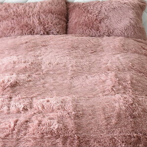 【77%OFF★売り尽くし】ベッドカバー 3点セット【ふわふわシャギーベッドカバーセット】掛け布団カバー 枕カバー ピローカバー 寝具 ベッド 布団 マイクロファイバー エコファー ファー あ