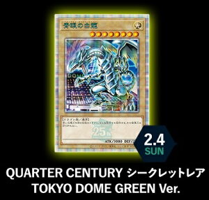VYfGX^[Y ғ` ҌLOJ[h y̔iu[ACYEzCgEhSj QUARTER CENTURY V[NbgA TOKYO DOME GREEN Ver.iғ` 25th Ver.jz