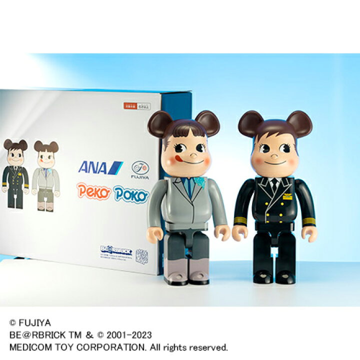 楽天市場】＜ANAオリジナル＞ BE@RBRICK for ANA CAPTAIN ポコちゃん 