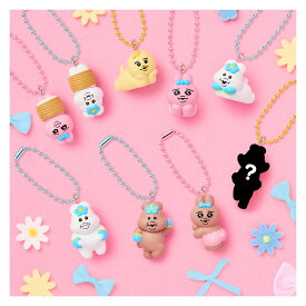 【6月発売予定】 おぱんちゅうさぎ×んぽちゃむ チョコがけビスケット マスコットつき 【全9種セット（シークレット含む）】