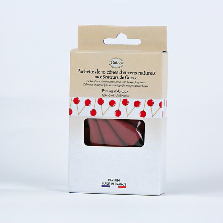 楽天市場 Galeo インセンスコーン トフィーアップル お香 フランス製 アロマキュア楽天市場店