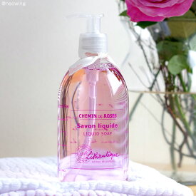 【SS期間中全品ポイント10倍！】ロタンティック リキッドソープ ブーケ・ドゥ・ローズ 500ml Rose Lothantique ボディソープ シャワージェル シンプル おしゃれ ギフト フランス製