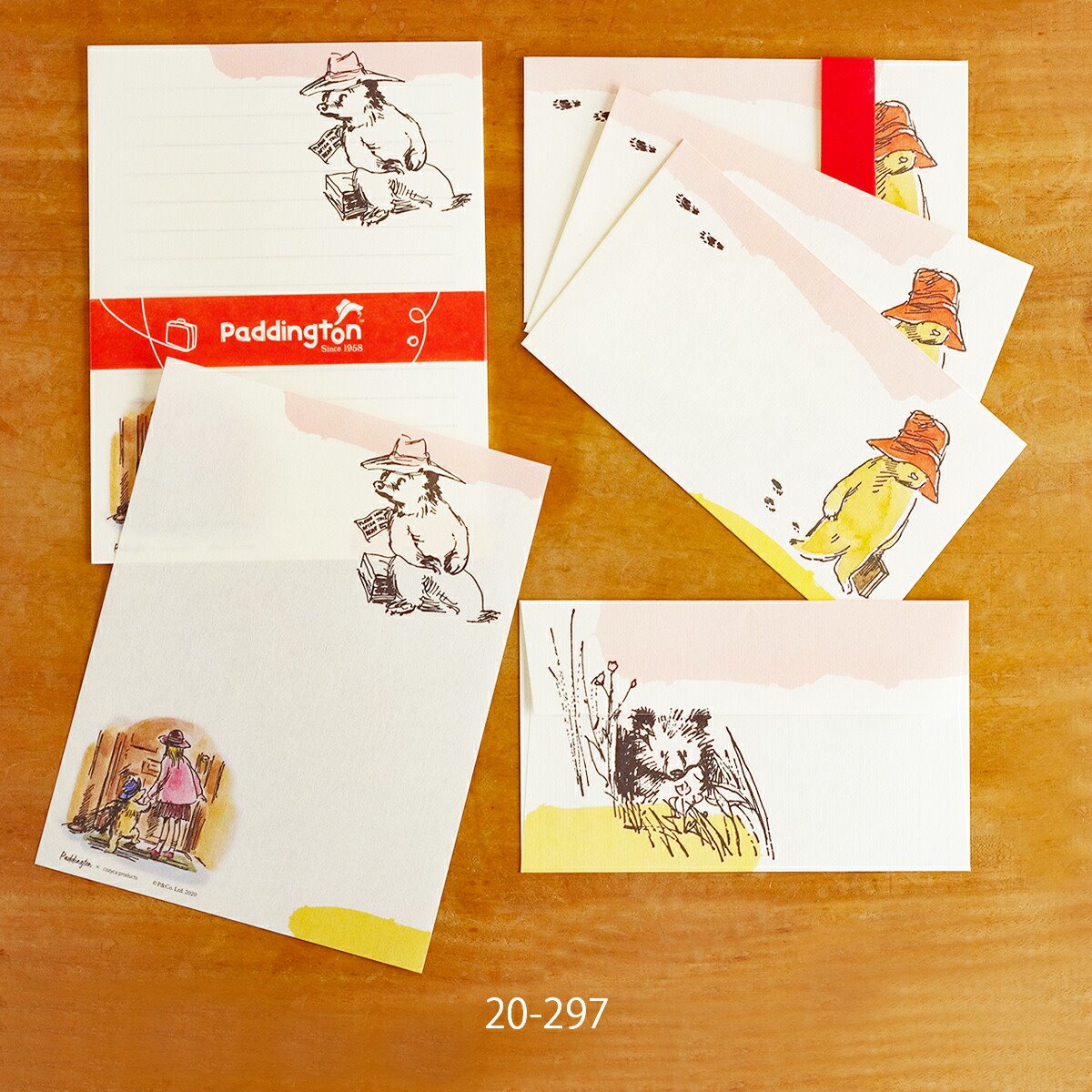 レターセット かわいい パディントン Paddington cozyca products 日本製 美濃 和紙 キャラクター 大人 メール便 おしゃれ  シンプル | アロマージュプリュス