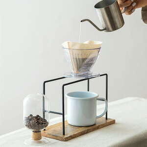 ドリップスタンド コーヒー 木製 マンゴーウッド アイアン おしゃれ インテリア 雑貨 ポッシュリビング キャンプ アウトドアにも