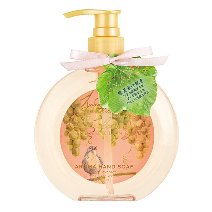 楽天市場 シャルドネ スパークリング ハンドソープ リキッドソープ 300ml せっけん Chardonnay 手洗い いい香り 上品なボトルフィルム 保湿成分配合 アロエベラ葉エキス配合 芳醇で軽やかなシャンパンの香り アロマージュプリュス
