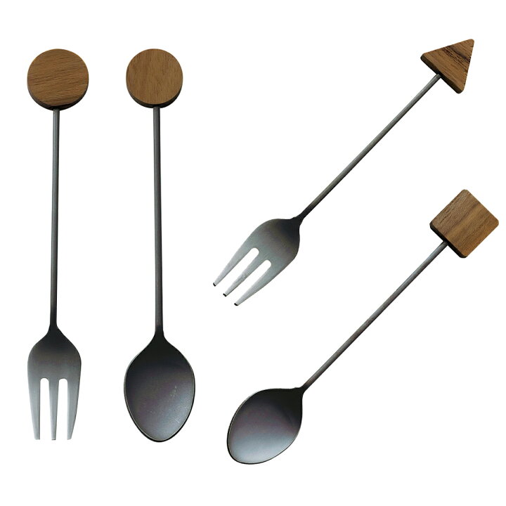 楽天市場 ウッドカトラリー フォーク スプーン かわいい おしゃれ キッチン雑貨 メール便可能 アロマージュプリュス