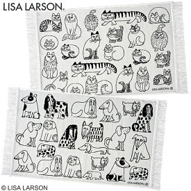 LISA LARSON リサ・ラーソン スケッチキャット・ドッグ カーペット 玄関 キッチンリビング 送料無料