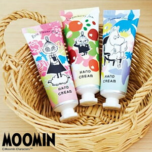 MOOMIN ムーミン ミニハンドクリーム ワセリン シアバター アーモンドオイル 25mL ハンドケア ボディケア 携帯用 ミニギフト プチギフト メール便 女性 保湿 プレゼント お返し