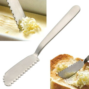 ふわふわ バターナイフ SNBT2 冷えて固まったバターでもふわふわに ステンレス スケーター skater キッチン雑貨 メール便 食洗機OK 乾燥機OK パングッズ