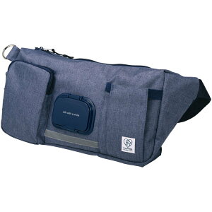 お散歩 バッグ 2WAY ボディバッグ PTBG1 ウェットシートがワンプッシュで取り出せる お子様とのお散歩にも ショルダーバッグ ウエストバッグ