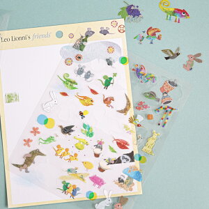 レオ・レオニ Leo Lionni's friends シール 大判 cozyca products かわいい おしゃれ 表現社 女性 デコレーション ラッピング用品 メール便