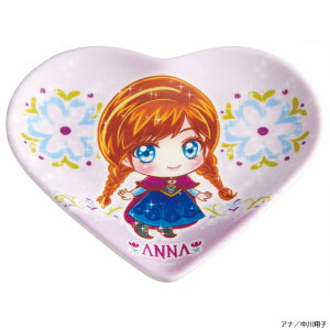 【4日20時~マラソン期間P15倍】メラミンミニプレート ハート MPHT1 お皿 アナと雪の女王 スケーター キッズ メール便