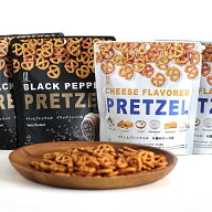 PRETZEL プレッツェル お菓子 おつまみ 単品＆8点セット 6種のチーズ味／ブラックペッパー味 日興フーズ …
