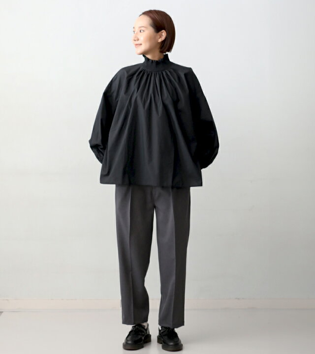 楽天市場】UNIVERSAL TISSU コットンチェック モックネック 