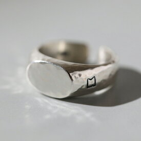 MANANAS Oval Open Ring 11号 15号 オーバル シンプルなデザイン シルバージュエリー silver シルバー925 ハンマー加工 ユニセックス 槌目仕上げ ハンドメイド バリ 滑らかな付け心地 クリスマス 贈り物 プレゼント 誕生日 結婚記念日