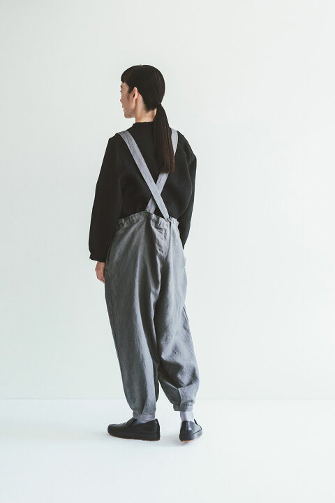 楽天市場】即納 fog linen work ミラ サロペット アシェ フォグリネン 