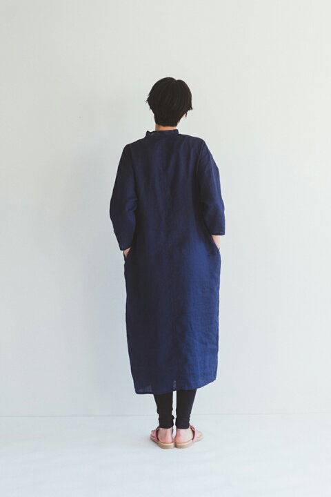 楽天市場】fog linen work モニカ ワンピース ブルーインディゴ フォグ 
