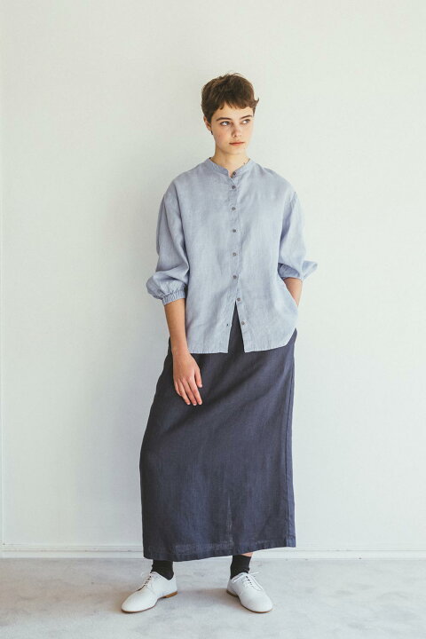 楽天市場】fog linen work ヴァネッサ シャツ ブルーパール フォグ 