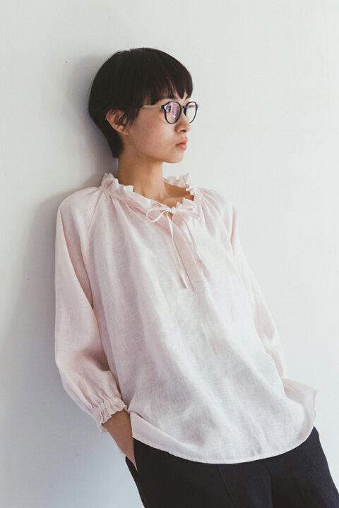 新品タグ付き☆FOG LINEN WORK フォグリネンワークカティーアトップ