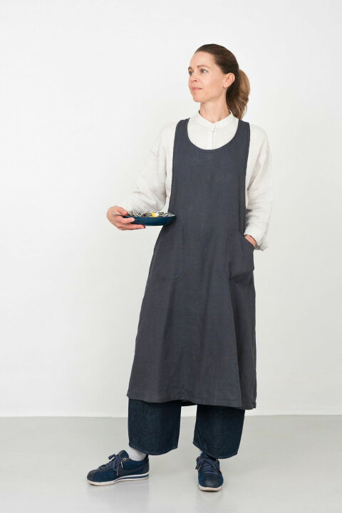 楽天市場】リネン オーバーエプロン fog linen work フォグリネン 