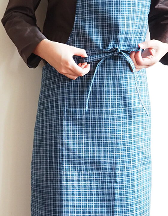 楽天市場 限定カラー4色 リネン フルエプロン ウィステリア フクシャピンク マイース ポール Fog Linen Work フォグリネンワーク チェック ネイビー イエロー ピンク パープル 紺 黄色 黄色 紫 エプロン おしゃれ 麻 ナチュラル シンプル 母の日 ギフト ポイント
