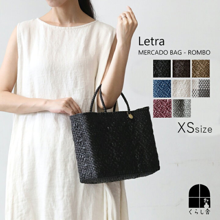 楽天市場】Letra レトラ メルカドバッグ ロンボ ビッグチェック XS  