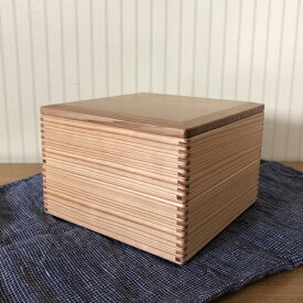 二段重箱 宮崎杉 木製 松野屋 日本製 1900ml 弁当箱 国産 軽くて丈夫なお弁当箱 宮崎杉 二段 165×165 お花見やピクニックに運動会 おせち