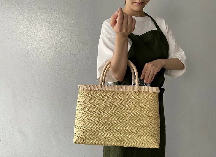 楽天市場】松野屋 篠竹買い物かご 岩手県で作られた 篠竹の 手作りかご  