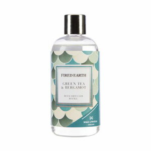 WAX LYRICAL FIRED EARTH ���t�B��200ml/�O���[���e�B�[���x���K���b�g ���b�N�X�����J�� �t�@�C���[�h�A�[�X REFILL 200ml/GREEN TEA & BERGAMOT ���K�i �����[��/�t���O�����X/���t�B��/�F��/�A���}/�M�t�g/