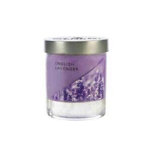 MADE IN ENGLAND ~jOXLh MINI GLASS CANDLE CObVx_[ ENGLISH LAVENDER ChCCOh WAX LYRICAL Ki 낤/XC/[/L/炬/tOX/F