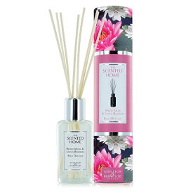 Ashleigh＆Burwood リードディフューザー 100ml ホワイトムスク＆ロータスブロッサム Reed Diffuser White Musk＆Lotus Blossom アシュレイ&バーウッド 正規品 ◆ルームフレグランス/フレグランススティック/リードディフューザー